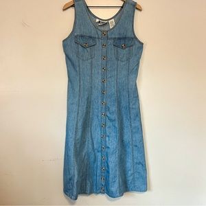 VINTAGE full button dr min dress sz 10